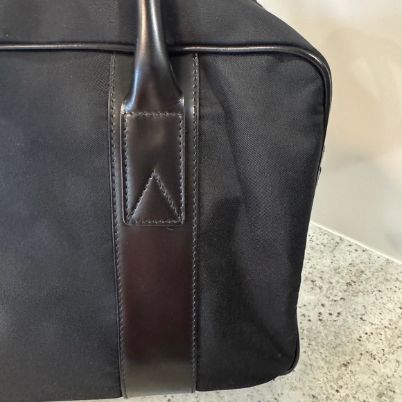 AUTHENTIC SALVATORE FERRAGAMO UNISEX BUSINESS BAG - BLACK - Picture 4 of 13